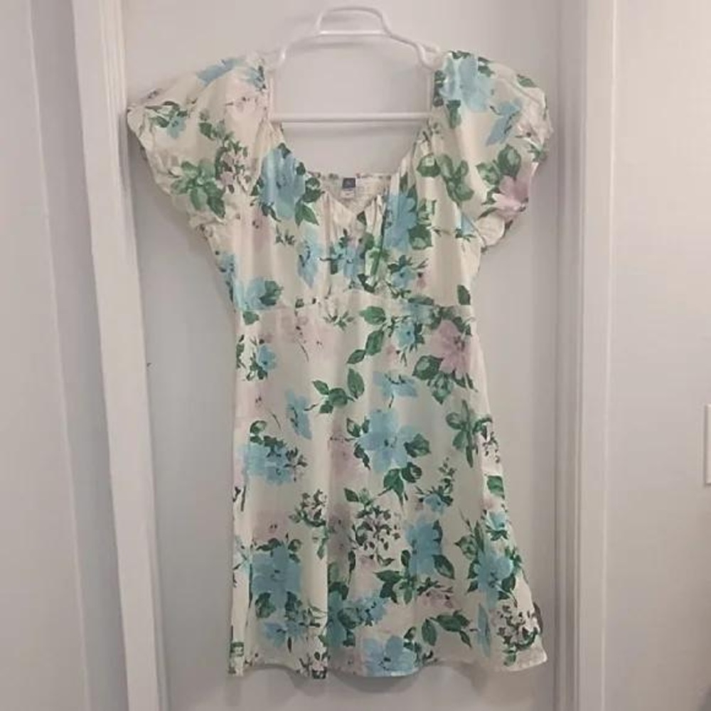 Floral Puff Sleeve Dress
